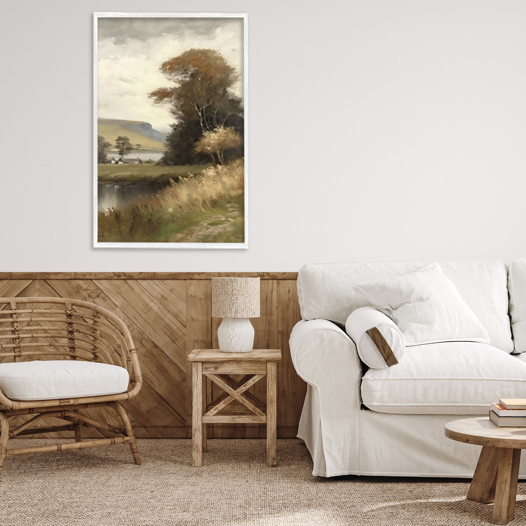 Stupell Industries House By The Water Retreat White Framed Giclee Art, design by Creative Studio