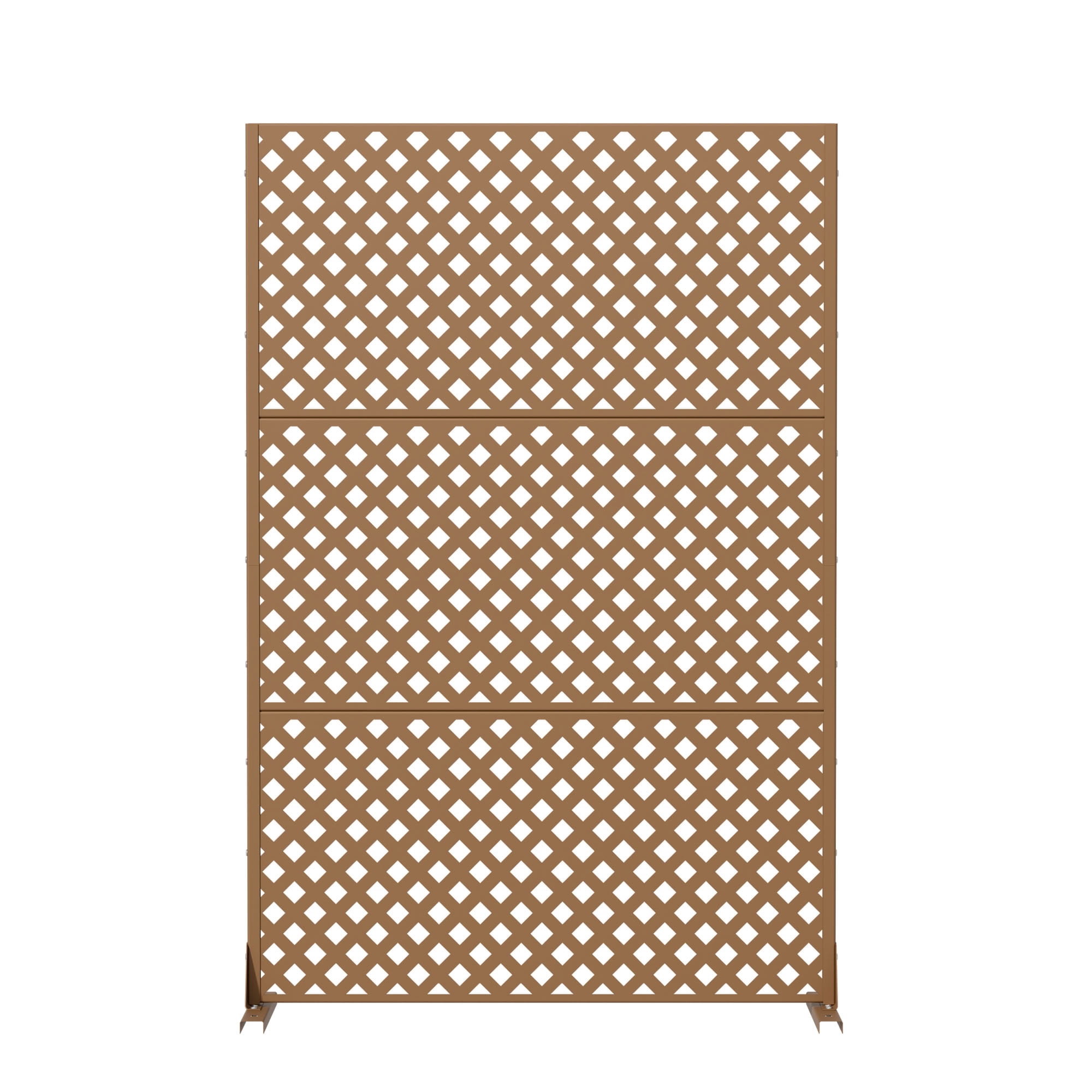 MAYEERTY 3 Panels Outdoor Privacy Screen, Metal Decorative Privacy Fence, Privacy Panel for Patio, Balcony, Backyard, Garden