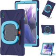 thumbnail image 3 of Funda protectora de color para Samsung Tab S7 Fe de 12,4 pulgadas con soporte para bolígrafo, anillo ajustable grande y protección contra golpes., 3 of 5