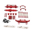 thumbnail image 2 of Piezas para coches RC a escala 1:16, kit de piezas metálicas para coches RC, soportes de varillas multifunción para C14 Rojo, 2 of 7