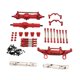 thumbnail image 2 of Piezas de coche RC a escala 1:16 para C14 C24 Kit de piezas de metal de coche RC multiusos ligero para Fy003-5A para piezas de coche de control remoto Rojo, 2 of 7