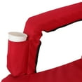 thumbnail image 3 of ZENY Stadium Seats Chairs Bleachers Benches 5 Positions, 2 Pieces Red, 3 of 6