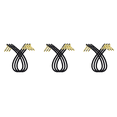 thumbnail image 2 of Guitar Patch Cable Effect Pedal Patch Cords 1/4-Inch Right Angle Low Profile Pancake Design for Effect Pedals 9 Pack, 2 of 8