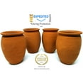 thumbnail image 6 of Alondra's Imports Handcrafted, Natural Clay Cups From Mexico (Cantaritos Mexicanos, Fiesta Mexicana) for Hot & Cold Beverages (Cocktail Glasses for Tequila, Margaritas, Mojitos & More), Set of 8, 6 of 7