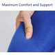 thumbnail image 4 of Cojines de asiento Cojín de asiento inflable Cojín de anillo Cojín de dona Reduce la presión sobre el nervio ciático del usuario para todos (38 x 38) Poliéster, 4 of 5
