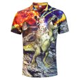 thumbnail image 4 of Camisas hawaianas de verano para hombre, camisa de playa con estampado 3D de gato divertido, camisa informal de manga corta con botones, vestido Aloha, ropa, 4 of 4