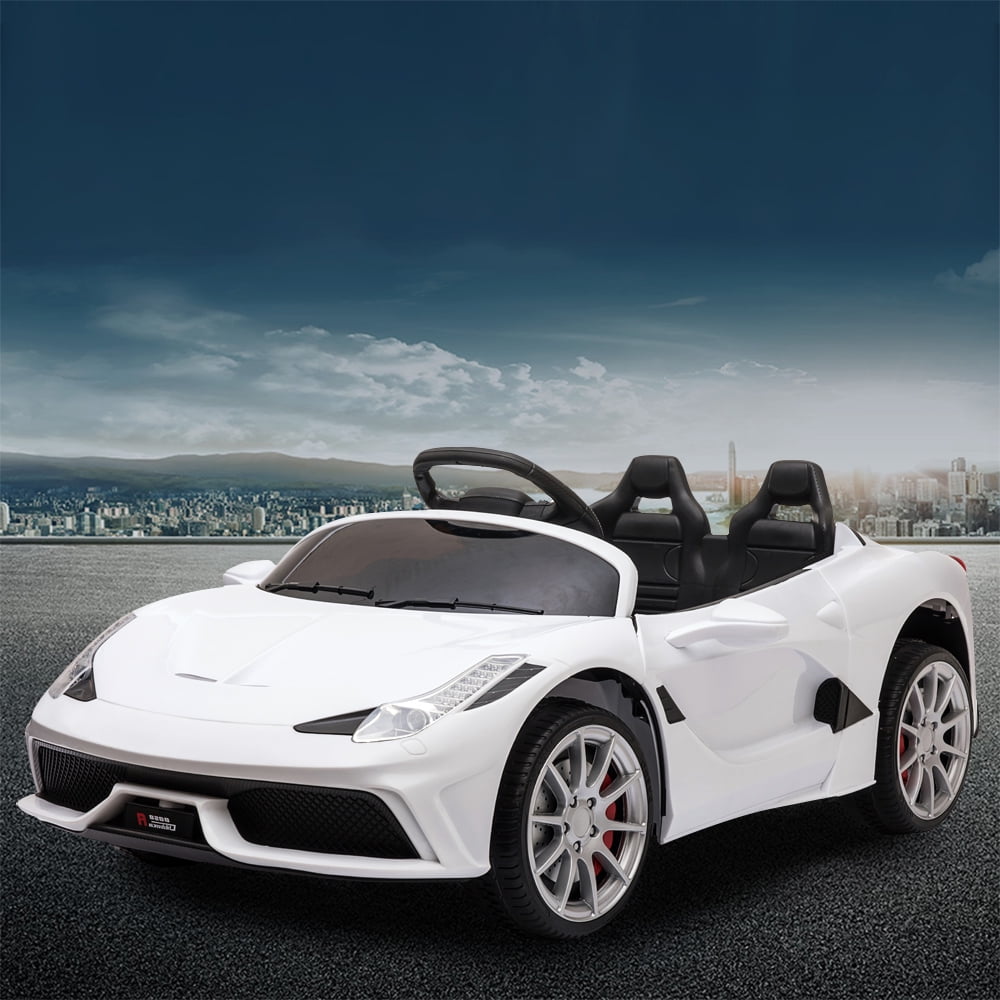 12V Kids Electric Car with 3 Speed Modes, Kids Ride On Car with LED