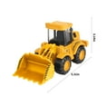 thumbnail image 3 of Fall Toy Car Set, Engineering Excavator Bulldozer, Digging Beach Car, No Battery Required, Movable Joints, Educational Toy, Kids Building Vehicle, Push and Go Car, Durable Toy for Boys and Girls, 3 of 8