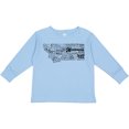 thumbnail image 3 of Inktastic Montana State word salad Boys or Girls Long Sleeve Toddler T-Shirt, 3 of 5