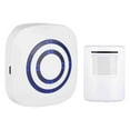 thumbnail image 2 of Teissuly Wireless Home Security Driveway Alarm, Entry Alert, Visitor Door Bell Chime with 1 Plug-in Receiver and 1 PIR Motion Sensor Detector Alert System, Quality Sound and LED, 38 Melodies, 2 of 9