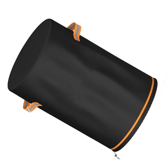 Zecic Outdoor Fire Pit Cover Adjustable Round Outdoor Furniture Protector Heavy Duty