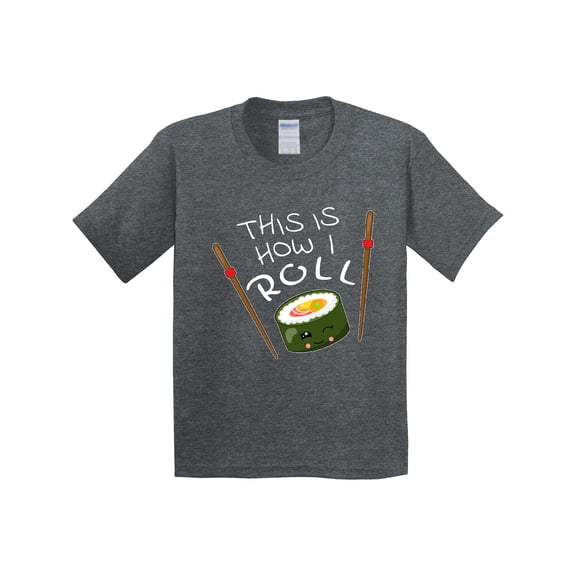 Inktastic This is How I Roll Cute Sushi Youth T-Shirt