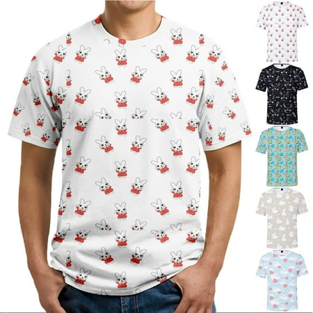 

Easter Unisex Youth Anime Graphic Tee Shirts Casual Tops Regular & Big Man Sizes