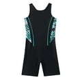 thumbnail image 3 of HULIJA Boys Girls Swimming Costume One Piece Swimsuit Kids Legsuit Bathing Suit Sports Training Pink Lily&Black 10, 3 of 6
