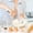B, variant on XiYing Stainless Steel Manual Whisk | Handheld Egg Beater Mixer | Cream Whipper & Mixing Stick for Baking, Sauces, Dressings | 1 Piece