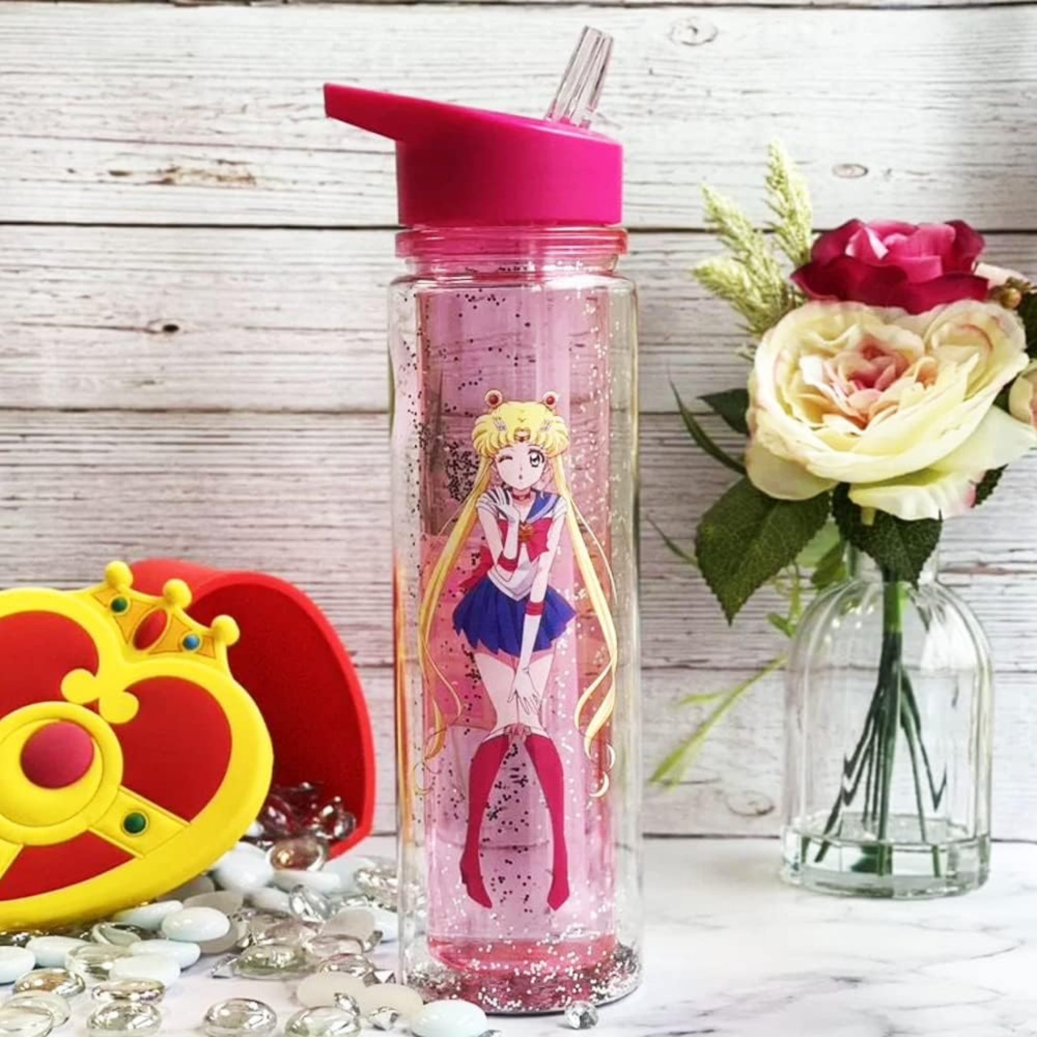 Sailor Moon Crystal 18 Ounce Plastic Water Bottle