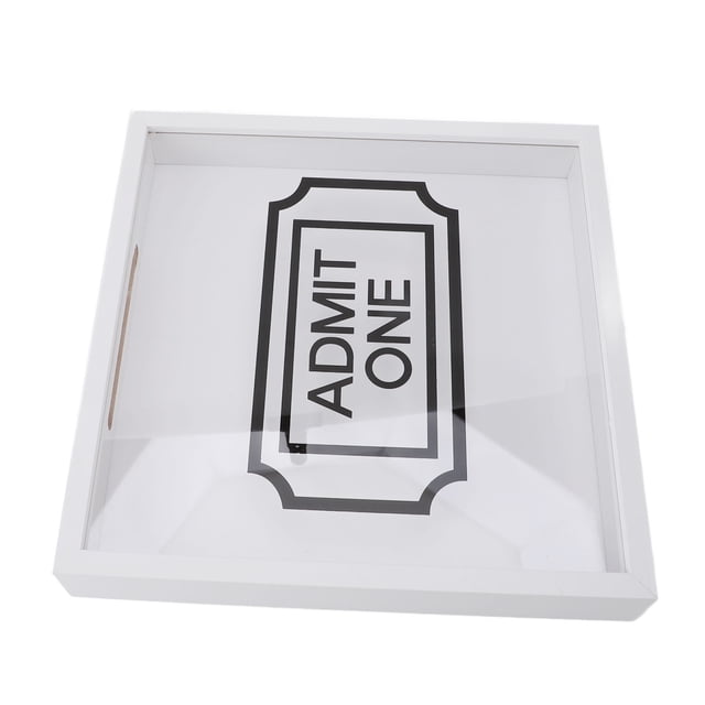 Shadow Box, Travel Adventure Archive Shadow Box for Memories Small Shadow Box Ticket Box 29CM Ticket Stub Memory Loading Shadow Keepsake Box with Slot for Picture