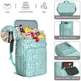 thumbnail image 3 of Abstract Floral Watercolor Spring Pattern Backpack Cooler - 20L High Capacity for Parties and Road Trips, 3 of 3
