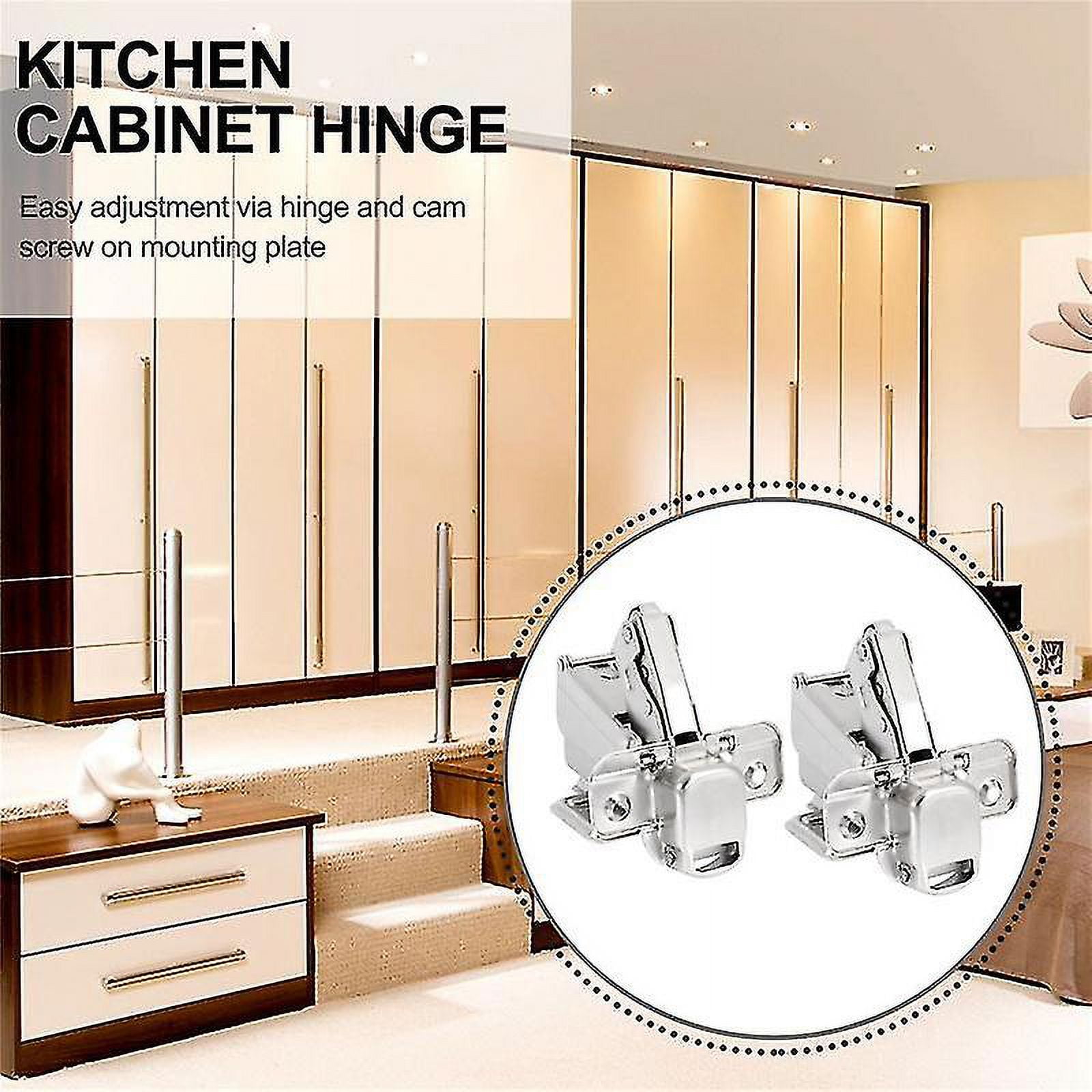 Bisagra Puerta Superpuesta Bisagra Oculta HAFELE 165° - Sistema Clic Para Puertas Superpuestas, Incluye Tornillos Wharfedale Denton