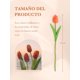 thumbnail image 3 of Flores Artificiales de Tulipán, Tulipanes Artificiales, Tulipanes Táctiles Decoración para Fiesta, Boda, Hogar, Evento, Centros de Mesa, Ramo, 3 of 4