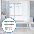 thumbnail image 3 of 4 Sets of Curtain Rod Brackets Curtain Rod Mount Brackets Curtain Accessories, 3 of 3