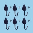 thumbnail image 2 of Renovators Supply Spade Coat Hook Cast Iron 5 in. Pack of 5, 2 of 2