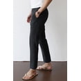 thumbnail image 4 of GINGTTO Linen Pants Men Slim Fit Elastic Waistband Lightweight Summer Beach Fashion Casual Pant, 4 of 13