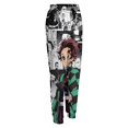 thumbnail image 5 of Demon Slayer Women's Jogger Track Pants Print Drawstring Lounge Sweatpants Casual Trousers for Yoga, Workout M, 5 of 7