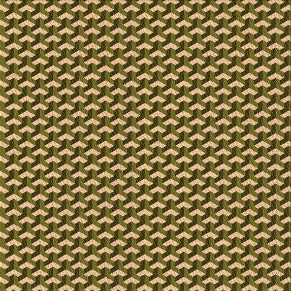 Ahgly Company Machine Washable Indoor Square Transitional Metallic Gold Area Rugs, 6' Square