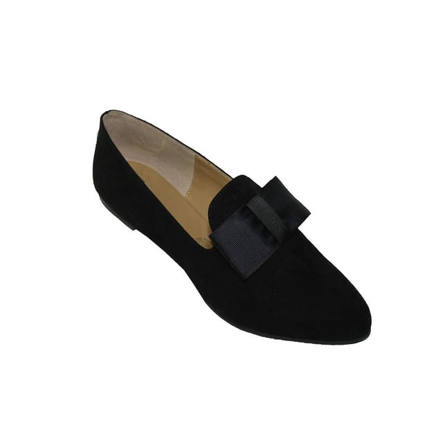 Balerina Casual Vestir Leon Mujer Negro Ante 285874
