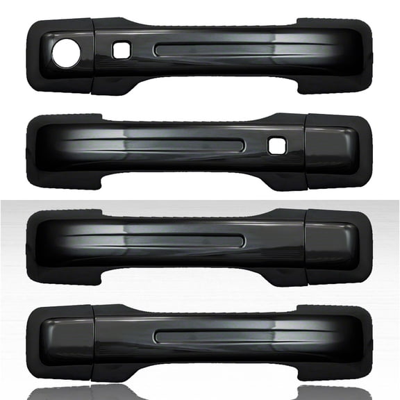 Set of 4 Door Handle Covers for 2019-2025 Ram 1500/2500/3500 - Gloss Black