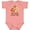 Mauve, variant on Inktastic My Yaya Loves Me Cute Fox Boys or Girls Baby Bodysuit