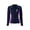 Dark Blue, variant on inhzoy Women Long Sleeve Diving Zipper Stretchy Jacket 3mm Neoprene Wetsuit Tops Surfing Beachwear Bathing Suit Black M