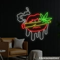 thumbnail image 3 of Glowneon Sexy Lips Neon Sign, Green Leaf Led Sign, Coffee Shop Decor, Bar Wall Decor, 3 of 5