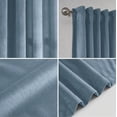 thumbnail image 4 of SNITIE Velvet Curtains 2-Panel Set – Light Filtering Thermal Insulated Drapes, Rod Pocket & Back Tab Design for Living Room, Bedroom, Office, 4 of 7