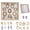 Wooden, variant on DIY Mini Museum Silhouette Box – Creative Memory Display Kit with Mini Figurines Gold Frames, A Meaningful Gift for Valentine's Day & Anniversaries
