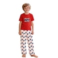 thumbnail image 2 of HTHLVMD Family Matching Sleepwear, Usa Independence Day Pajamas, Short Sleeve Star Loungewear, 250th Anniversary American Flag Matching Family Pajamas, 4th of July Short Sleeve Pjs Set, 3 Years, 2 of 6