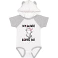 thumbnail image 3 of Inktastic My Auntie Loves Me Girls Baby Bodysuit, 3 of 5
