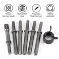 thumbnail image 4 of 7 Pcs Great Heavy Duty Smoothing Pneumatic Air Rivet Hammer Tools Kit, 4 of 5