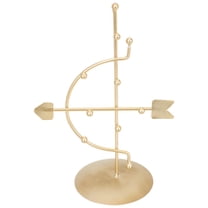 LEORX Golden Bow and Arrow Jewelry Stand Earring Holder Organizer for Home Display