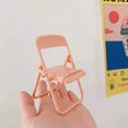 thumbnail image 2 of Cell Phone Stand Plastic: Chair Foldable Mobile Phone Holder Phone Desktop Stand, 2 of 5