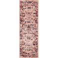 thumbnail image 1 of Unique Loom Sumter Medallion Vintage Area Rug 2' x 6' Runner Pink/Burgundy, 1 of 1