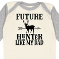 thumbnail image 4 of Inktastic Hunting Future Hunter Like Dad Boys or Girls Long Sleeve Baby Bodysuit, 4 of 5