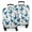 Blue White Butterfly, variant on Blue White Butterfly Pattern Luggage Cover Fashion Suitcase Cover Baggage Covers Fit 25-28 Inch Luggage (Go Travel)