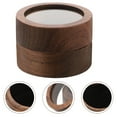thumbnail image 3 of UPGRATOR Ring Box Walnut Wood 1Pcs 2Inch Diameter 1.4Inch Height, 3 of 6