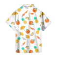 thumbnail image 5 of Hawaiian Shirt For Men, Men's Vintage Button Down Bowling Shirts Short Sleeve Summer Beach Shirt2XL, 5 of 5