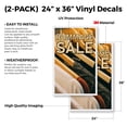 thumbnail image 2 of Rummage Sale (2-Pack) 24 Inch x 36 Inch Vinyl Decals | Sign Insert Peel & Stick Decals Stickers Window Signs | Local Bargains, Community Events, Professional Signage | Made in USA, 2 of 3