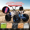 thumbnail image 7 of Garvee 24V Kids ATV, Ride on Car for Kids, 4WD Off-Road 4 Wheeler Quad Electric Toys Vehicle, 4x80W Powerful Engine, with 7AHx2 Large Battery, EVA Tires, Full Metal Suspension, LED Light（White）, 7 of 7
