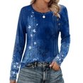 thumbnail image 3 of Zeagoo Womens Long Sleeve T-shirts Casual Fall Tunic Tops Work Fashion Cute Sweaters Button Design, 3 of 6