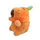 thumbnail image 4 of Llavero de peluche de capibara, lindo muñeco de peluche de capibara, llavero de coche, bolso Naranja, 4 of 9